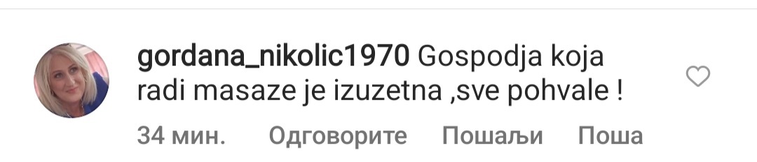 Utisci Masaža Čačak
